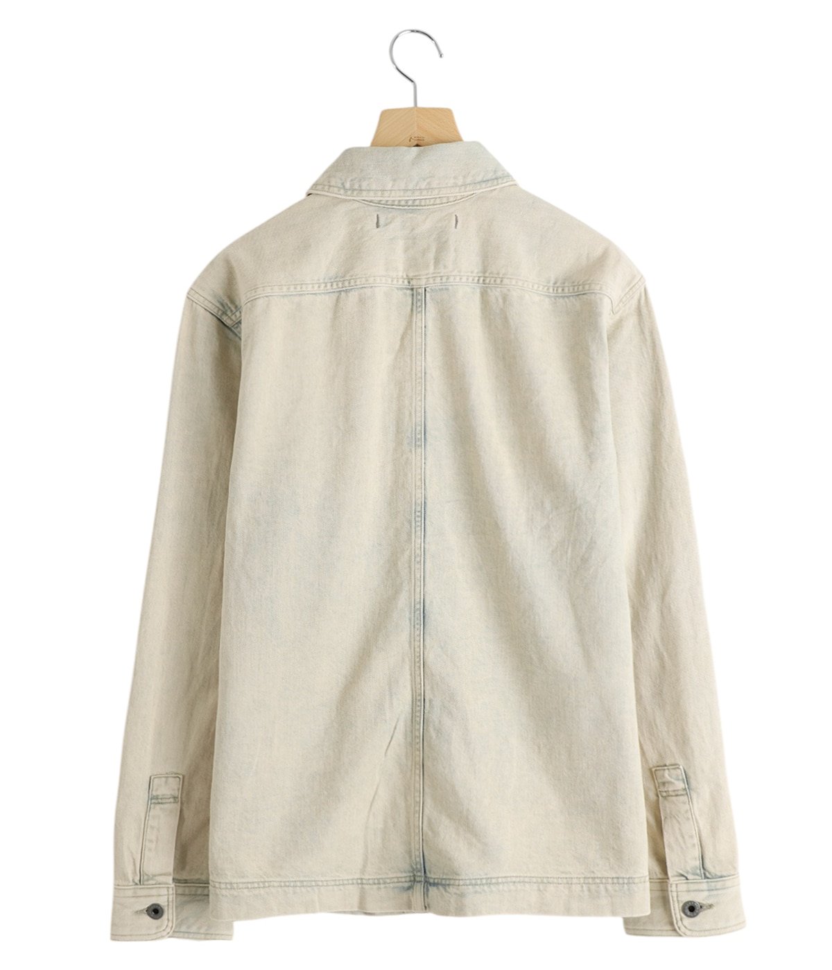 PERKINS SHWL-LONG SLEEVE-SPORT SHIRT CTN/LINEN SELV DNM | RRL