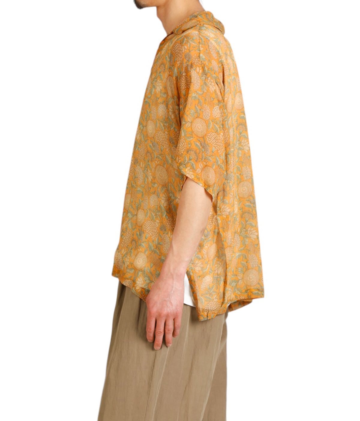 MADAN / マダン( スキッパーシャツ - シルクシフォン ) | NICENESS