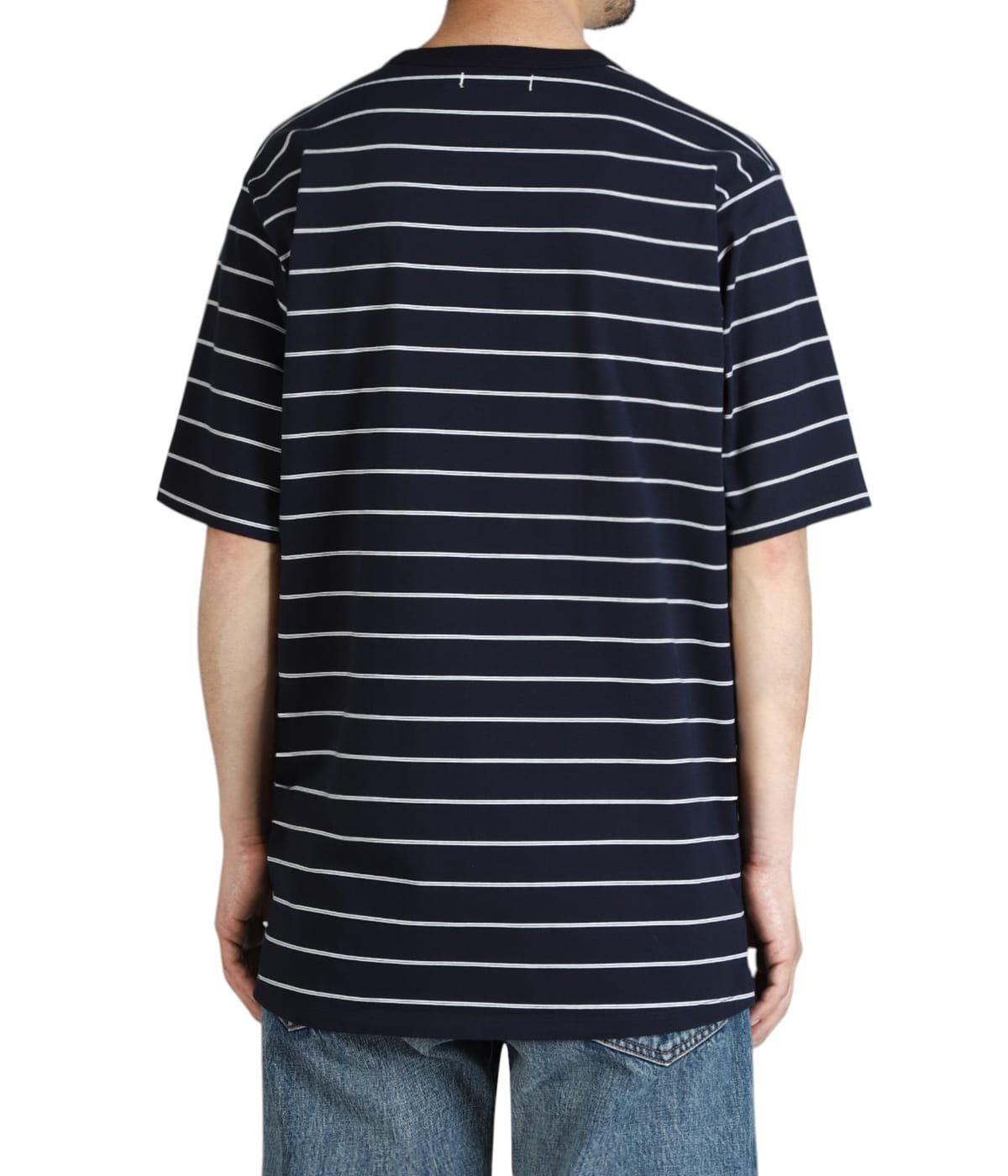 DWELLER S/S TEE BORDER COTTON JERSEY | nonnative(ノンネイティブ