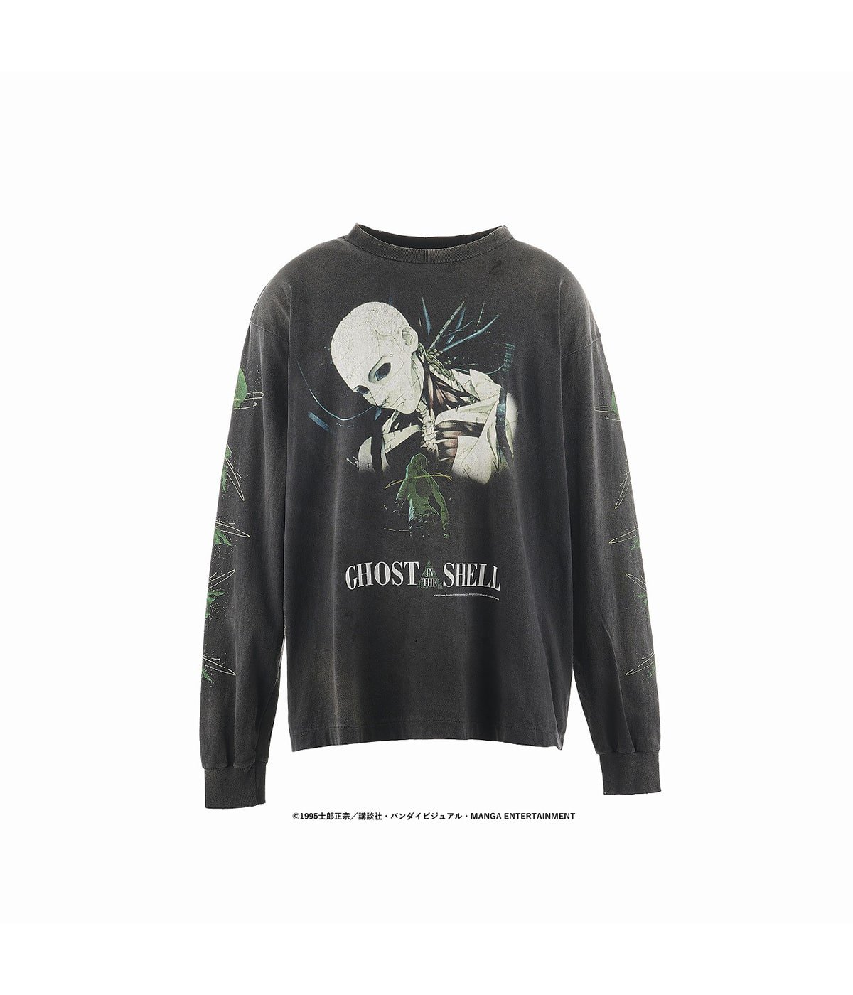 SAINT KLF ビンテージ風 ダークグレー Tシャツ SAINT MICHAEL KLF