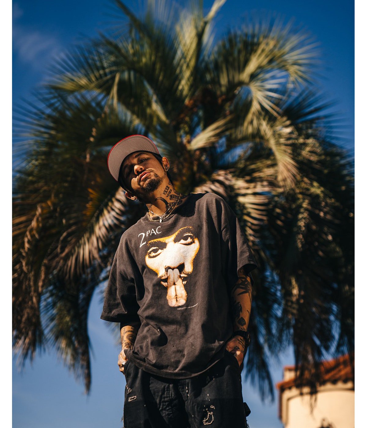 2PC_SS TEE/2PAC | SAINT Mxxxxxx(セント マイケル) / トップス