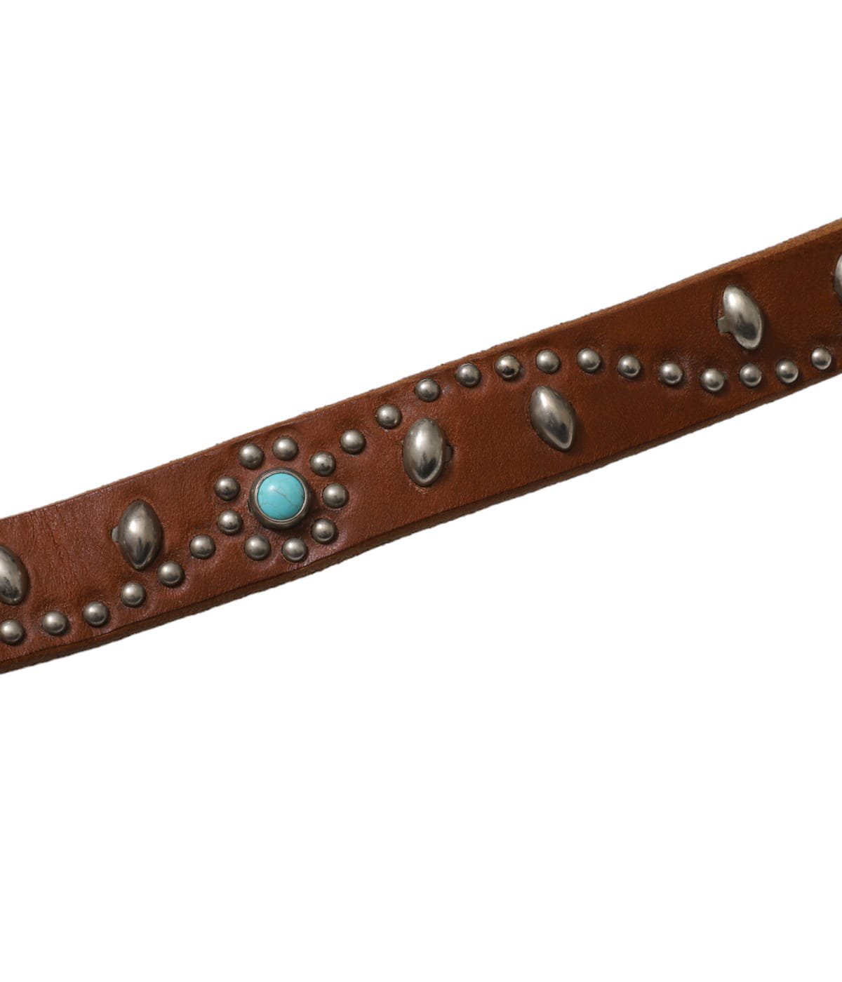 Turquoise Narrow Studs Belt | HTC(エイチティーシー) / ファッション