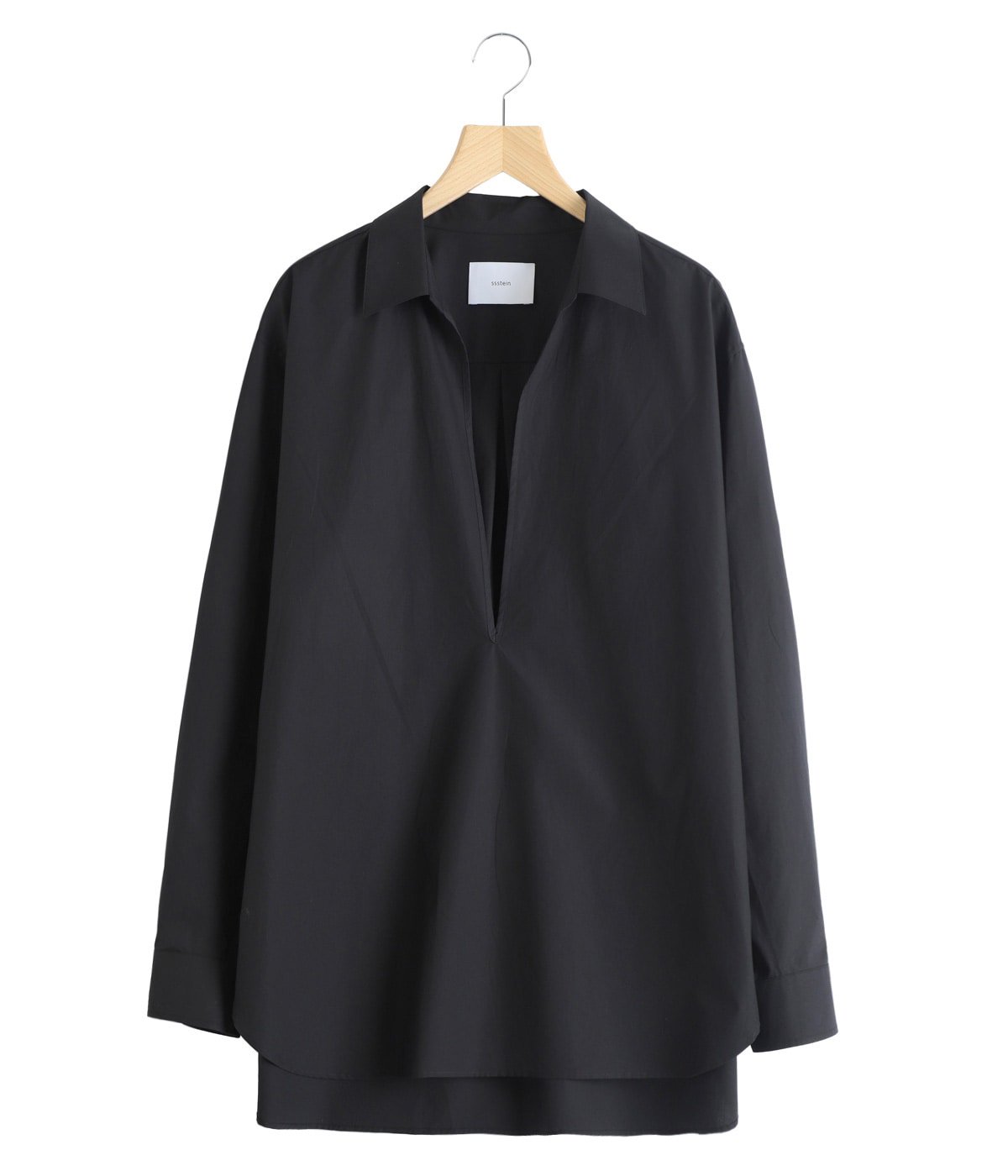 SUVIN COTTON OVERSIZED SKIPPER SHIRT | ssstein(シュタイン
