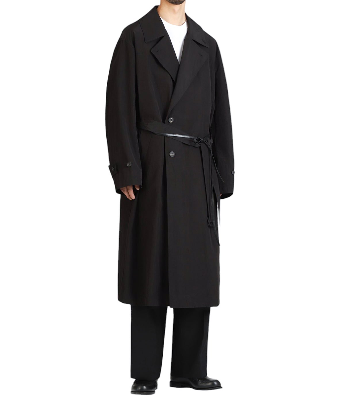 WINDPROOF NYLON DOUBLE BREASTED COAT | ssstein(シュタイン