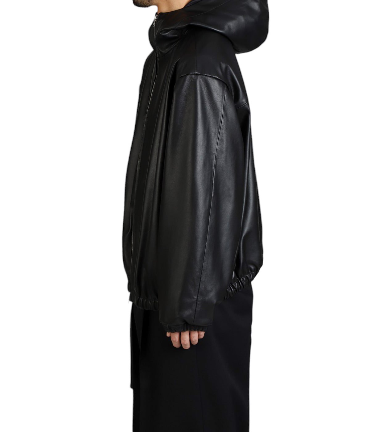LEATHER HOODED SHORT JACKET | ssstein(シュタイン) / アウター