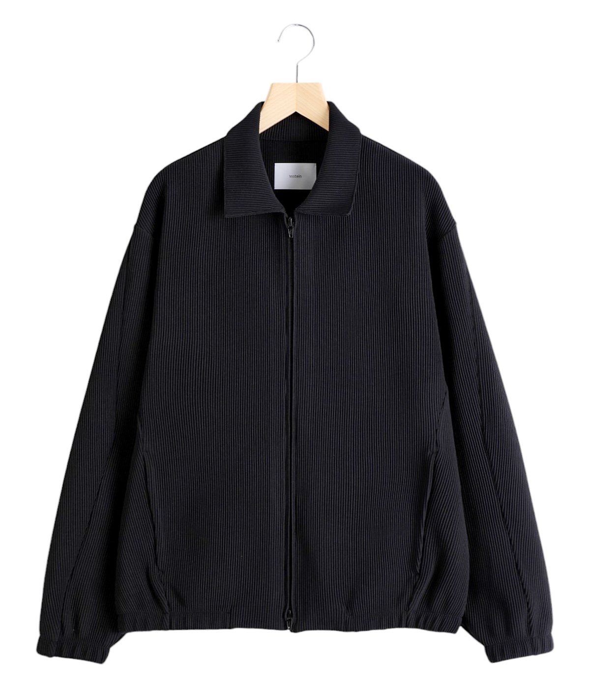 GRADATION PLEATS TWIST SLEEVE ZIP JACKET | ssstein(シュタイン