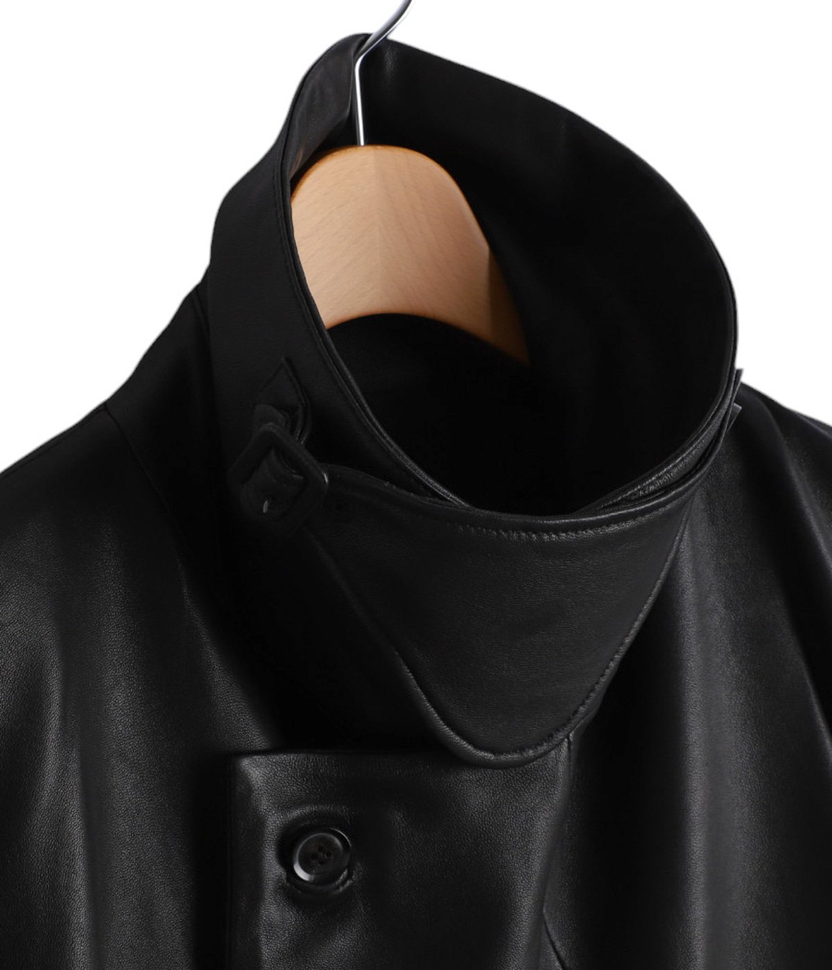 LEATHER DOUBLE BREASTED COAT | YOKE(ヨーク) / アウター コート