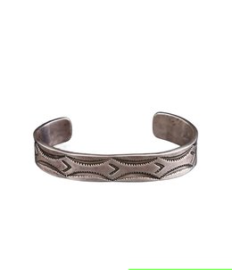 1930～1940's HAND STAMPED NAVAJO CUFF INGOT | Native American
