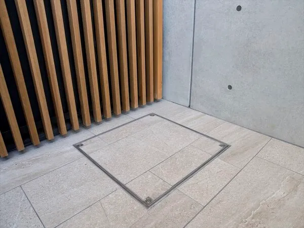 防水防臭型モルタル用フロアーハッチ(MS-1-WL-600)