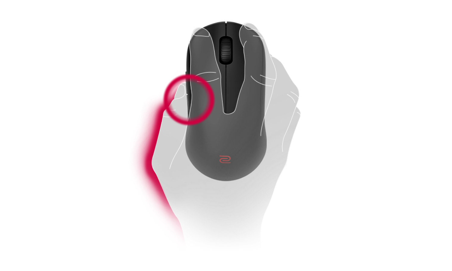 ZOWIE U2-DW 4K ワイヤレスゲーミングマウス for esports | ZOWIE Japan