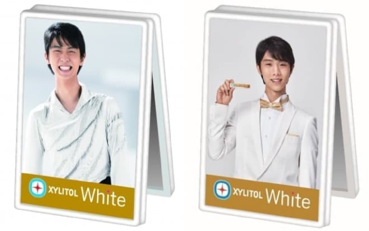 表も裏も羽生結弦選手！爽やかなメモクリップ付き「キシリトール