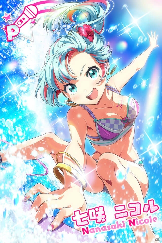 Tokyo 7th シスターズ」水着姿の七咲ニコルが新Pカードで登場する「7th