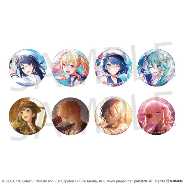 プロセカ」から「グリッター缶バッジ イベントイラストコレクション