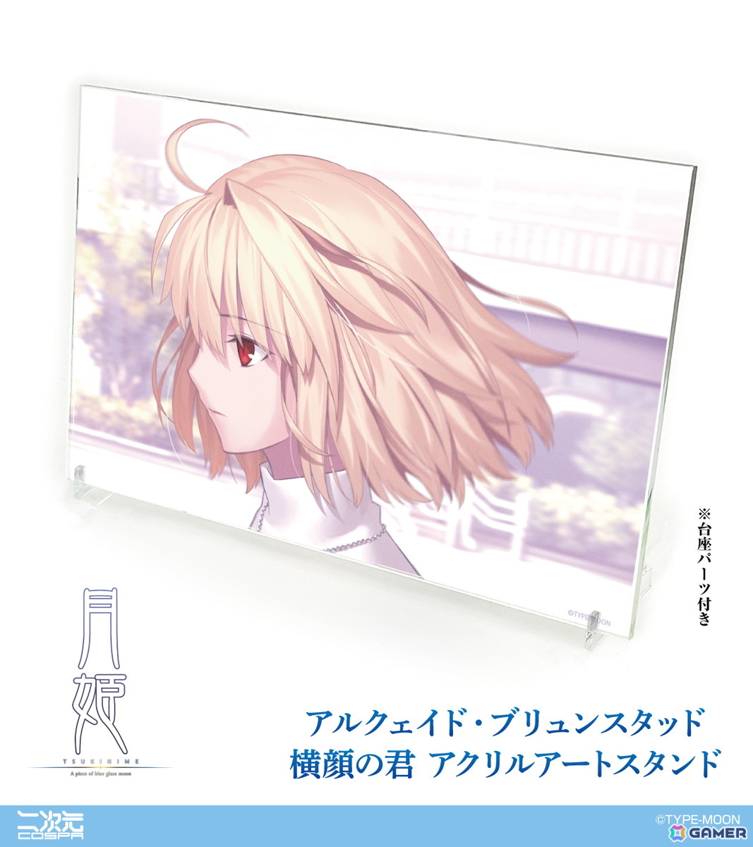 月姫 -A piece of blue glass moon-」アルクェイドの印象的な横顔を