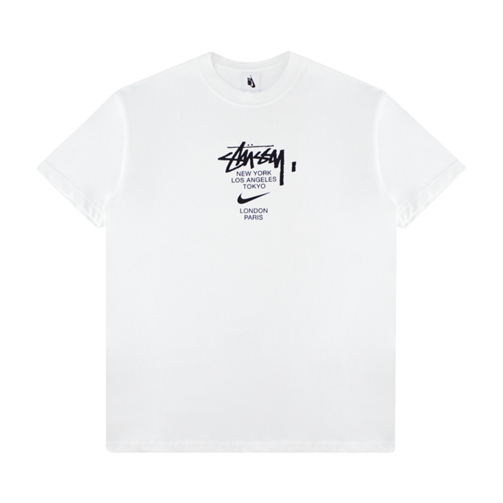Buy Nike x Stussy International Tee 'Summit White' - DD3342 121 | GOAT