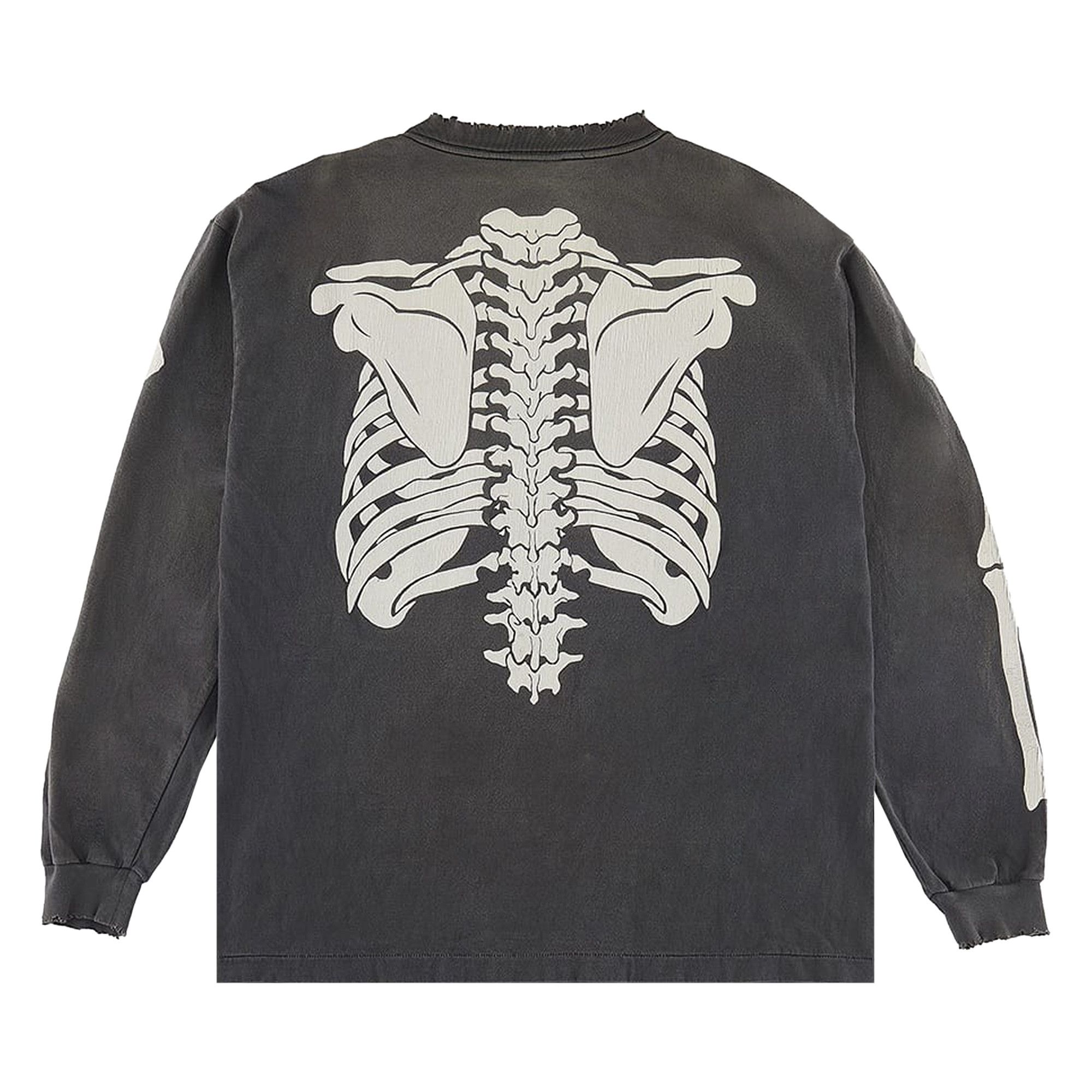 Buy SAINT Mxxxxxx x Vlone Bone Long-Sleeve 'Black' - SM A22 0000