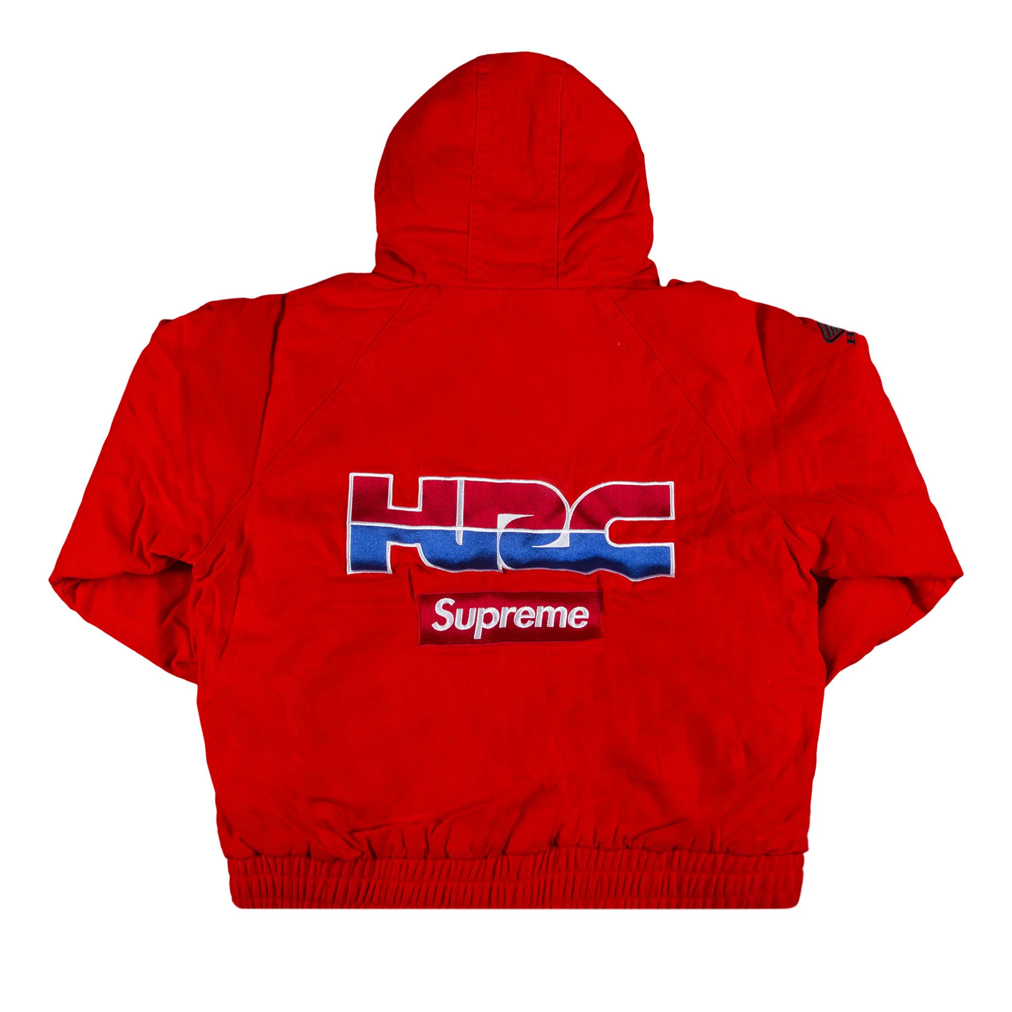 Buy Supreme x Honda Fox Racing Puffy Zip Up Jacket 'Red' - FW19J8