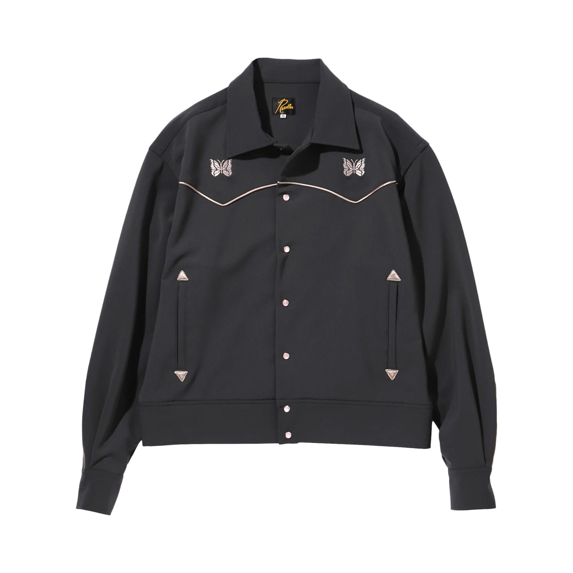 Buy Needles Piping Cowboy Jacket 'Black' - LQ162 BLAC | GOAT