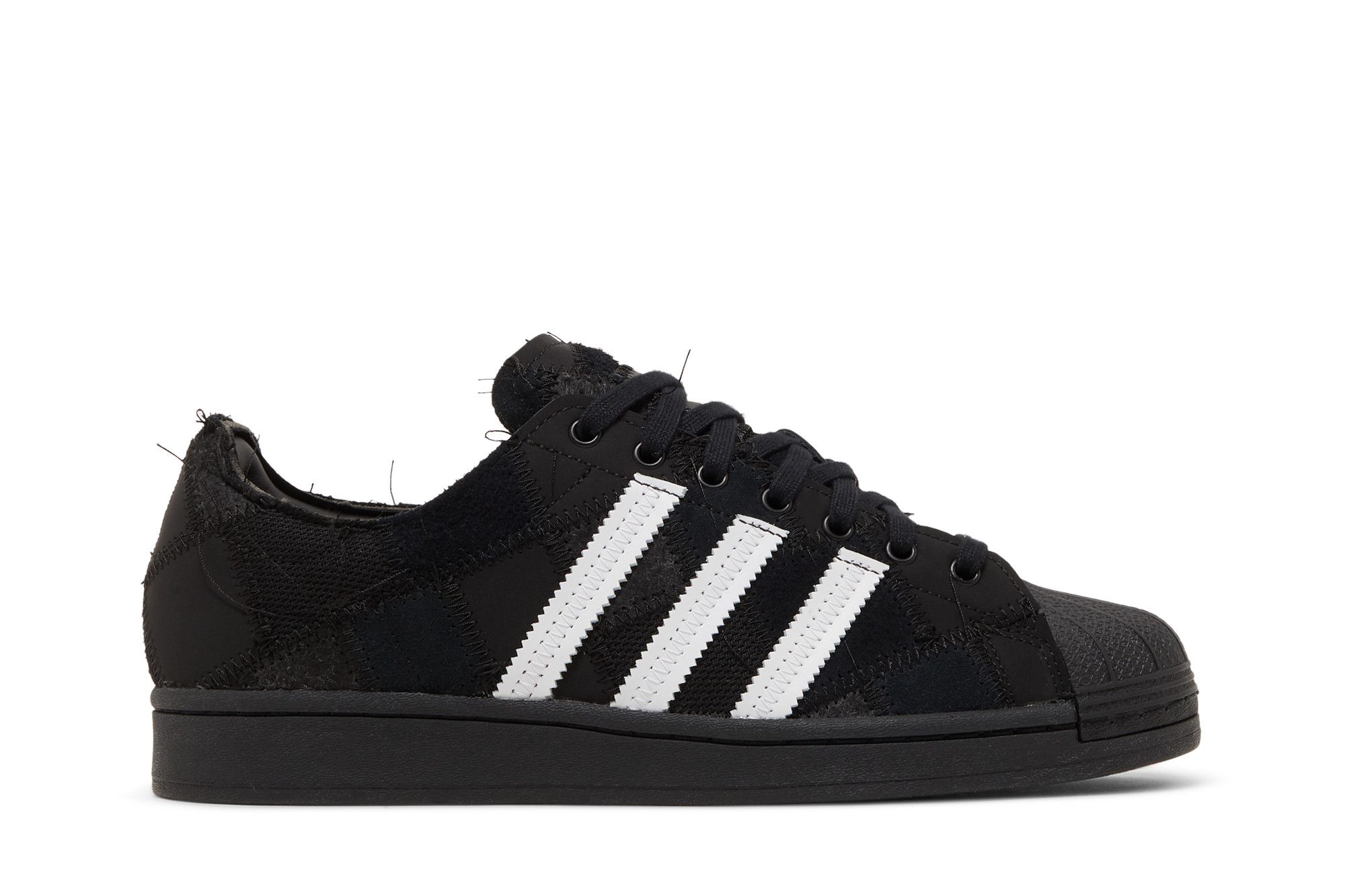 Buy atmos x RECOUTURE x adidas Superstar 'Patchwork - Black