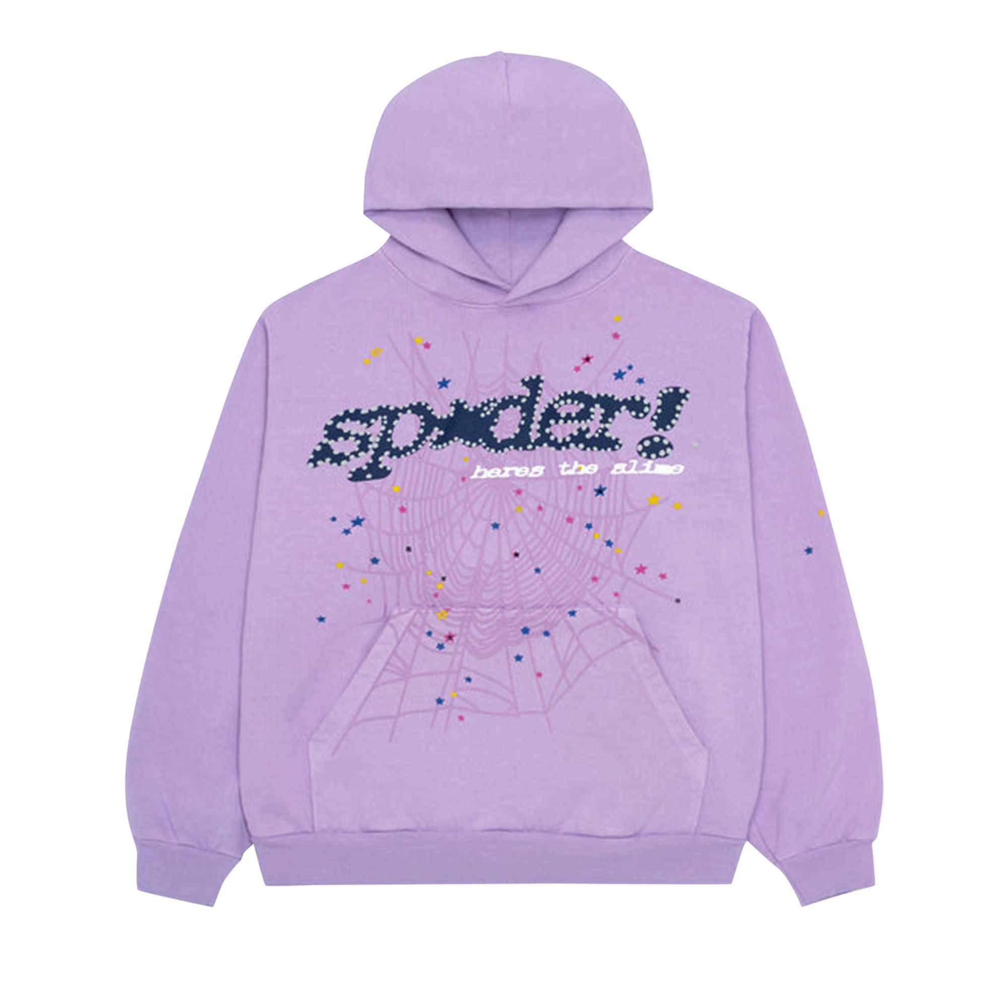 Buy Sp5der Açaí Hoodie 'Purple' - 2406 1SS230106AH PURP | GOAT
