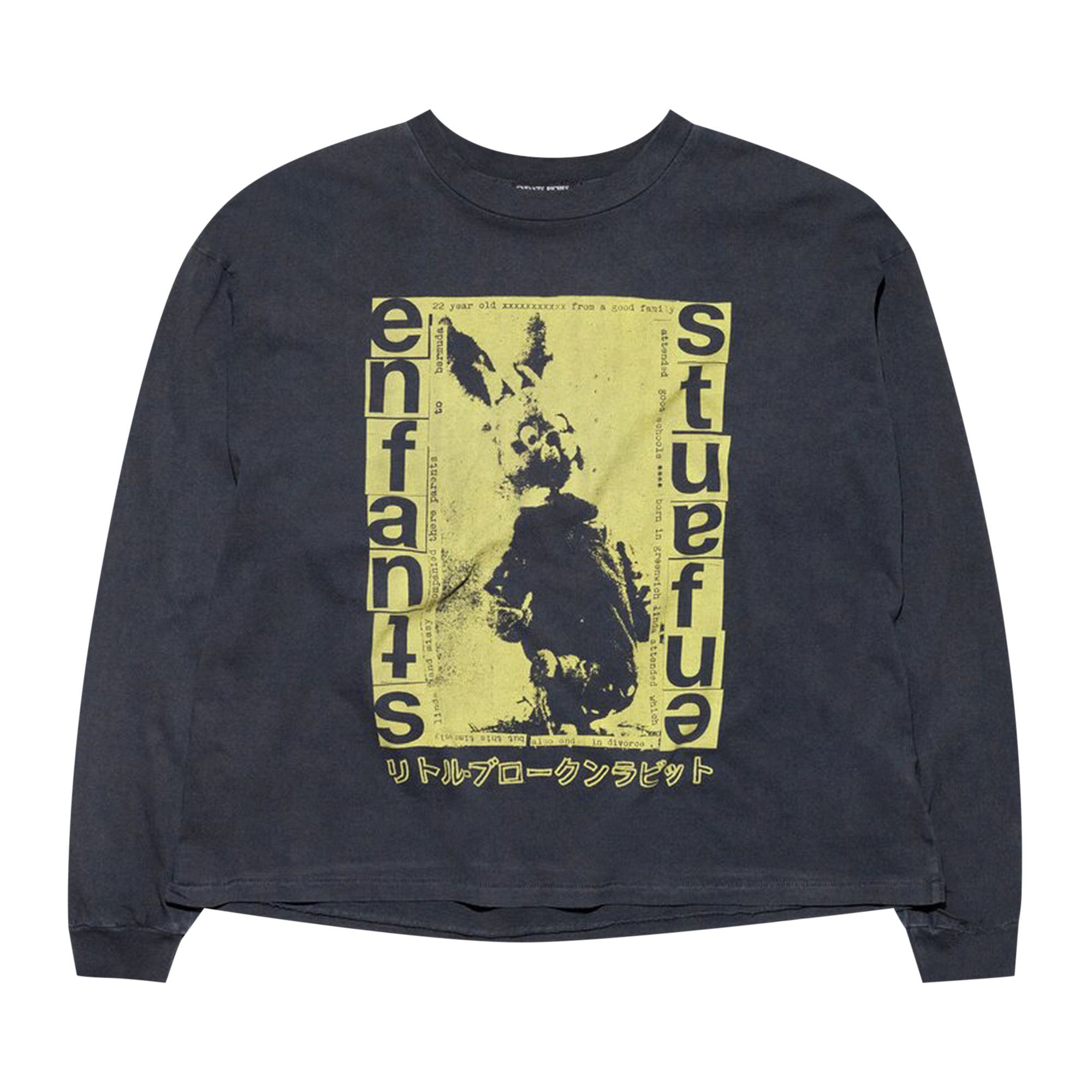 Buy Enfants Riches Déprimés Bunny Long-Sleeve T-Shirt 'Black