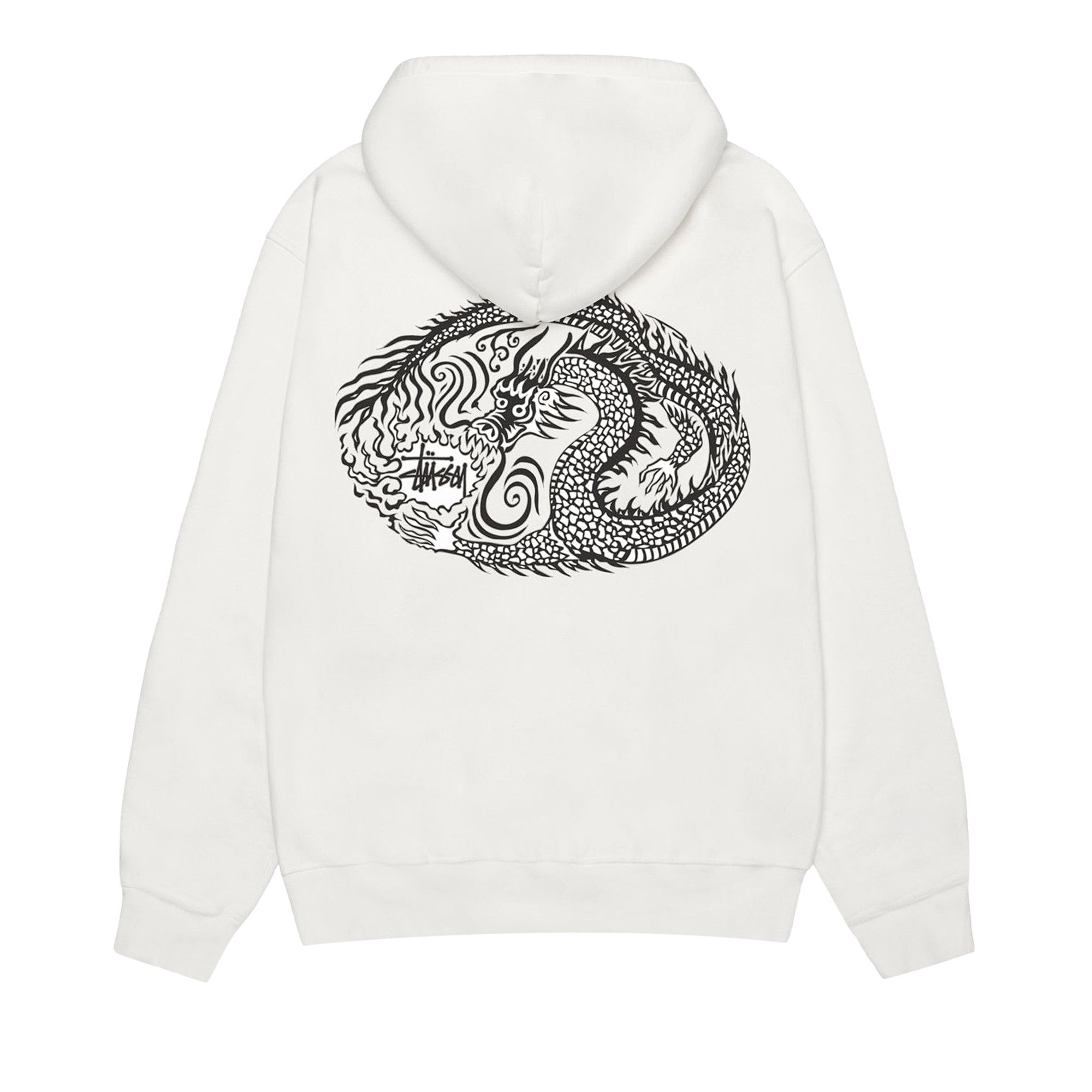 Buy Stussy Pigment Dyed Mosaic Dragon Hoodie 'Natural' - 1924978P