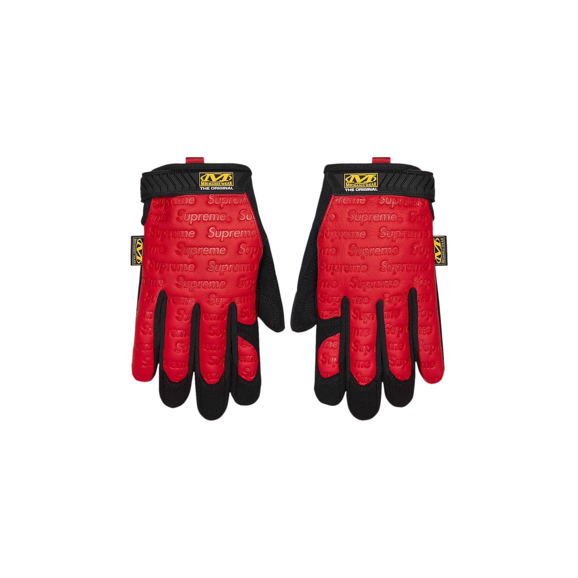 Buy Supreme x Mechanix Leather Work Gloves 'Red' - SS24A22 RED | GOAT