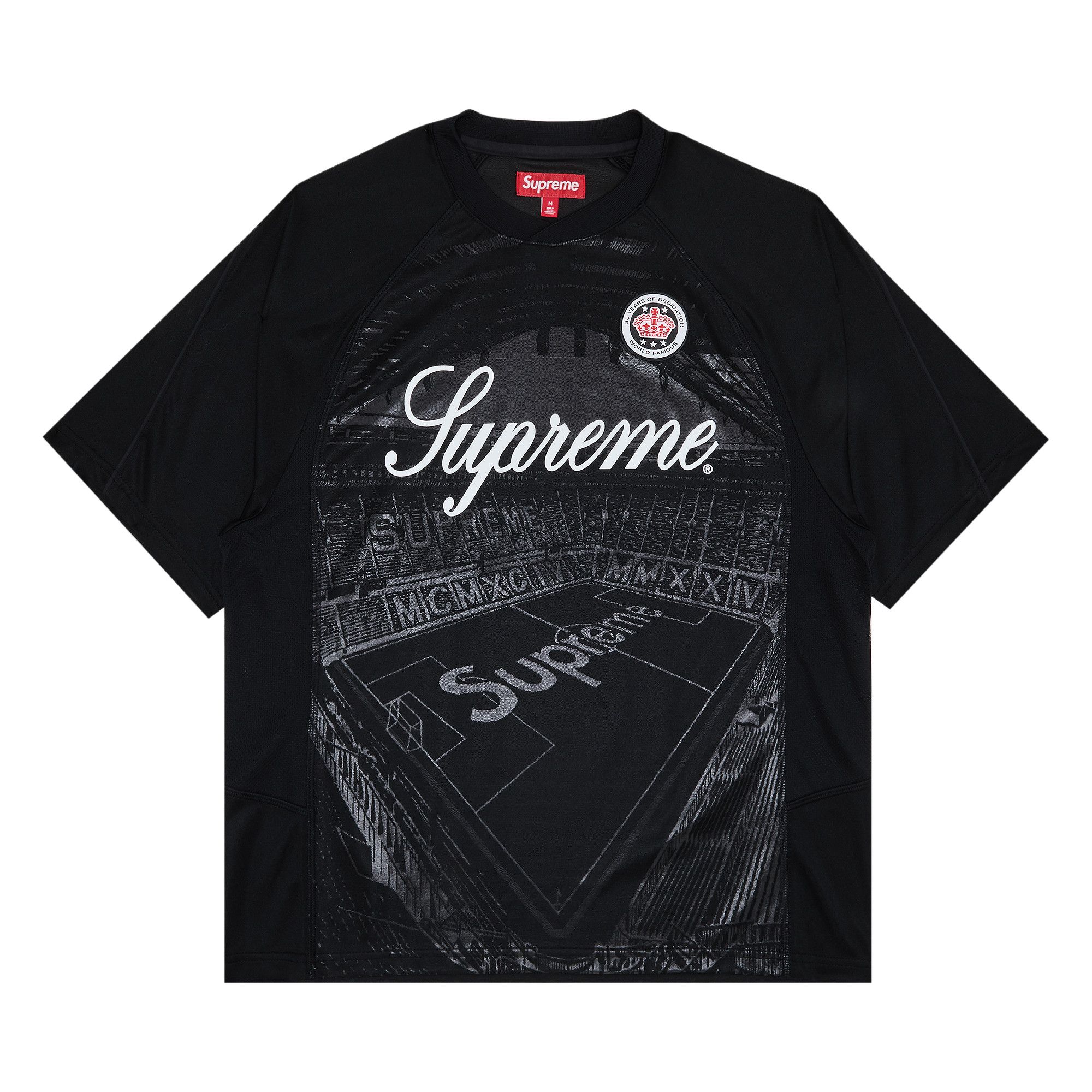 Buy Supreme Jacquard Soccer Jersey 'Black' - SS24KN31 BLACK | GOAT