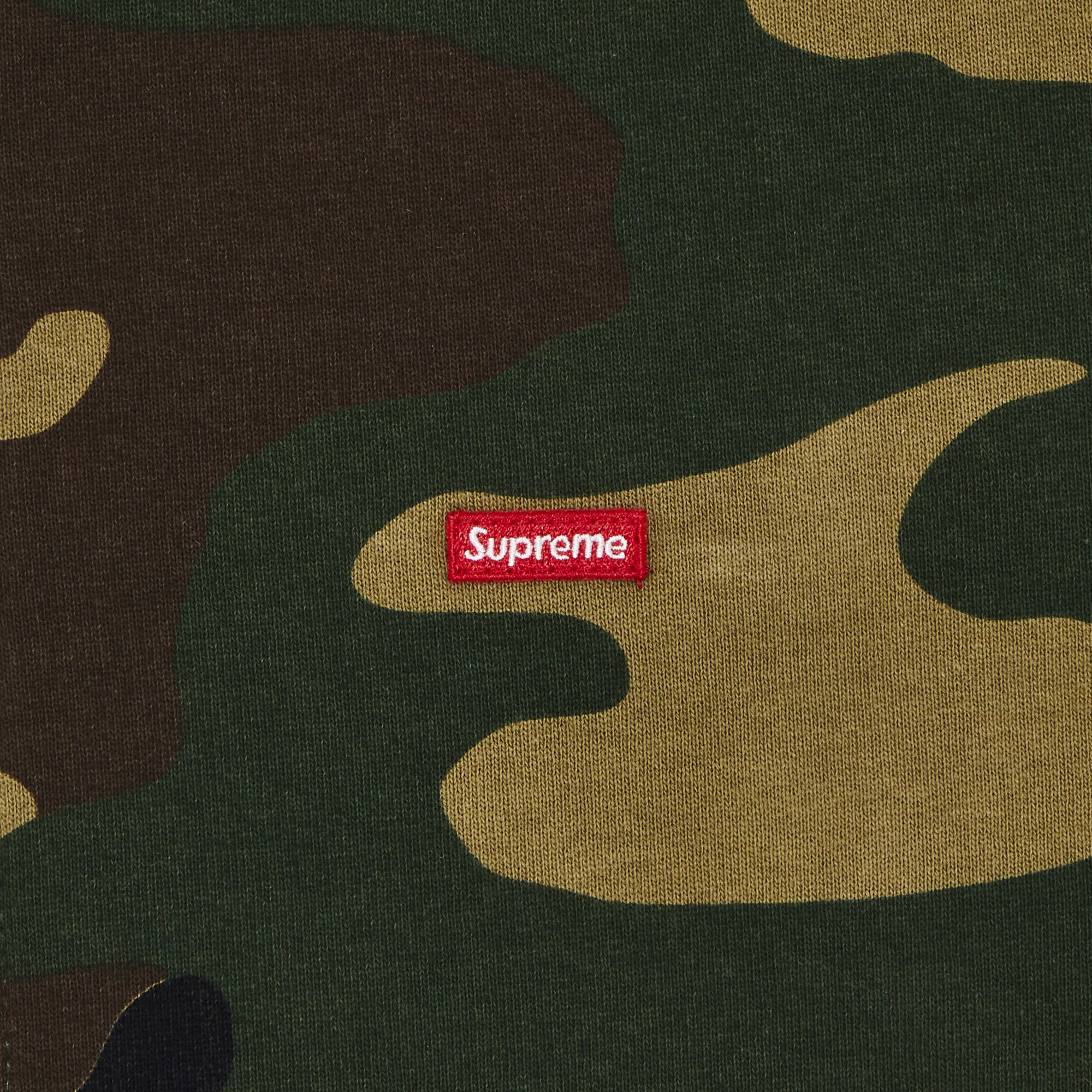 Buy Supreme Small Box Zip Up Hooded Sweatshirt 'Woodland Camo
