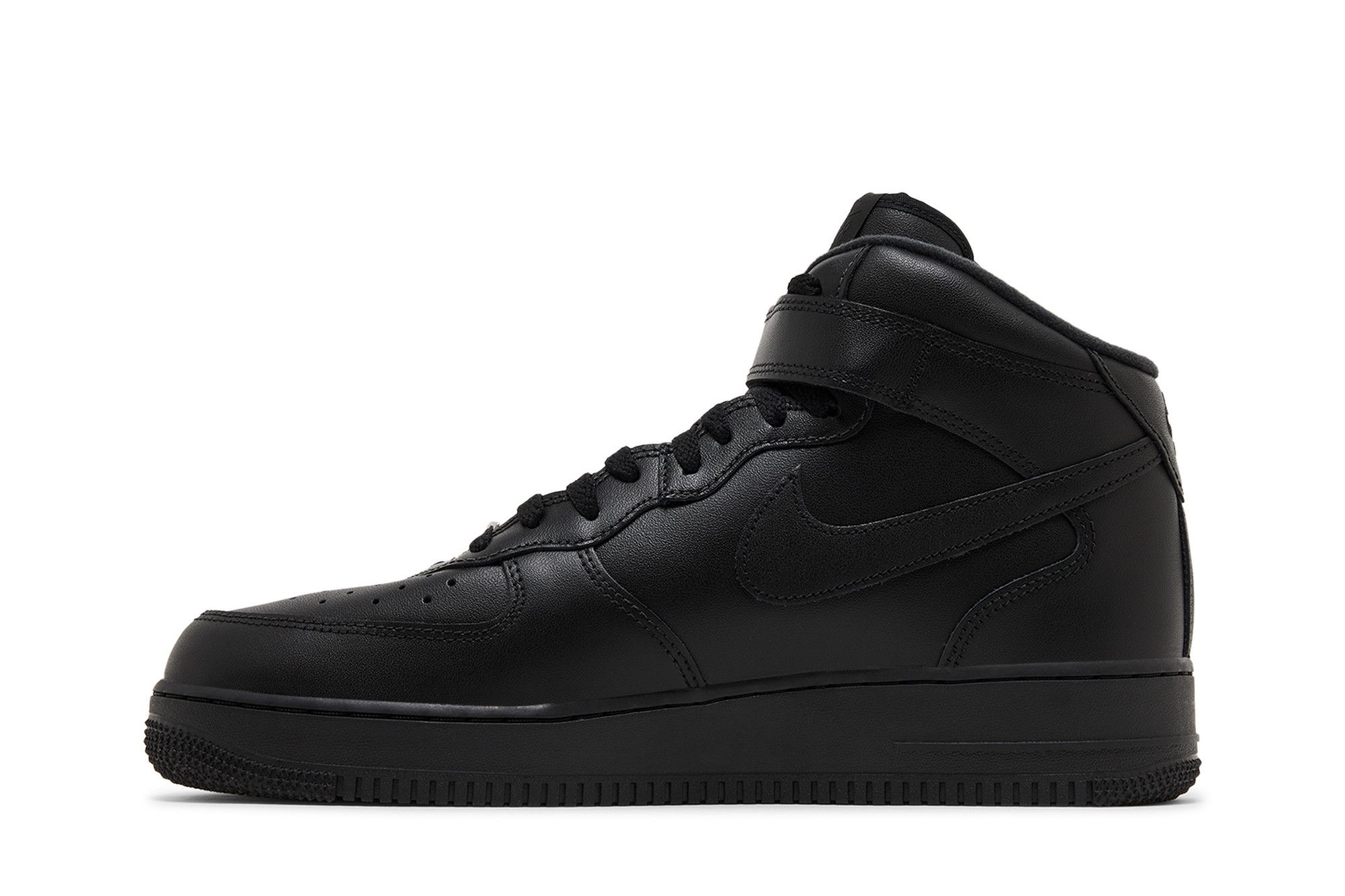 Buy Supreme x Nike Air Force 1 Mid 'Box Logo - Triple Black