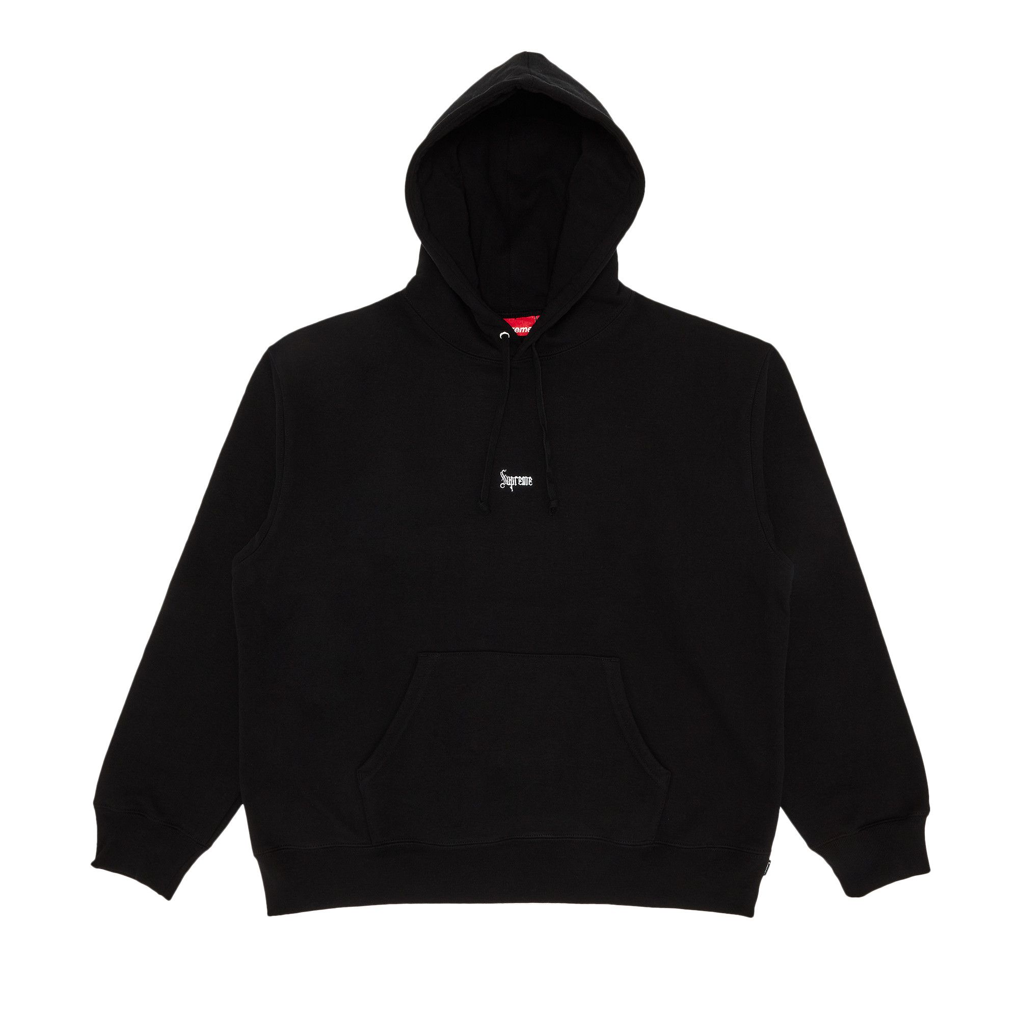 Buy Supreme Micro Logo Hooded Sweatshirt 'Black' - FW24SW63 BLACK