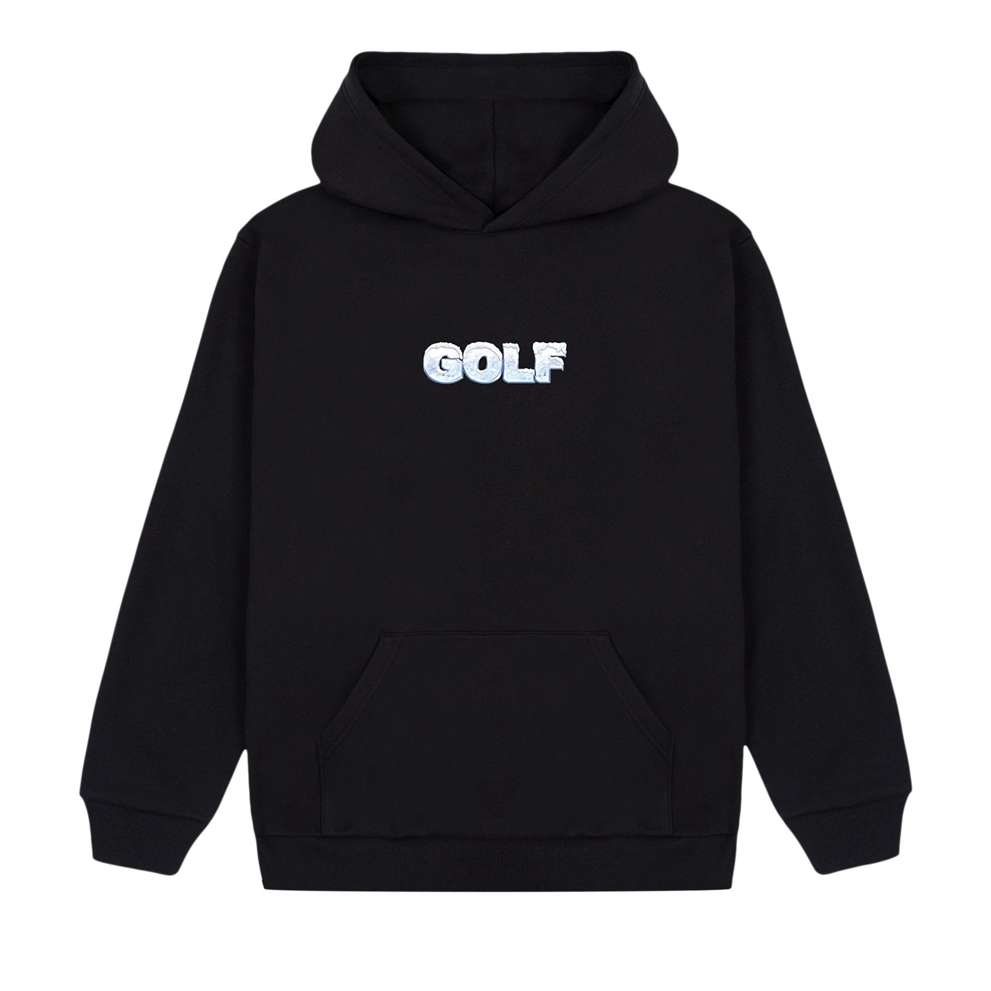 Buy GOLF WANG Ice Logo Hoodie 'Black' - FW24F1018BLAC | GOAT