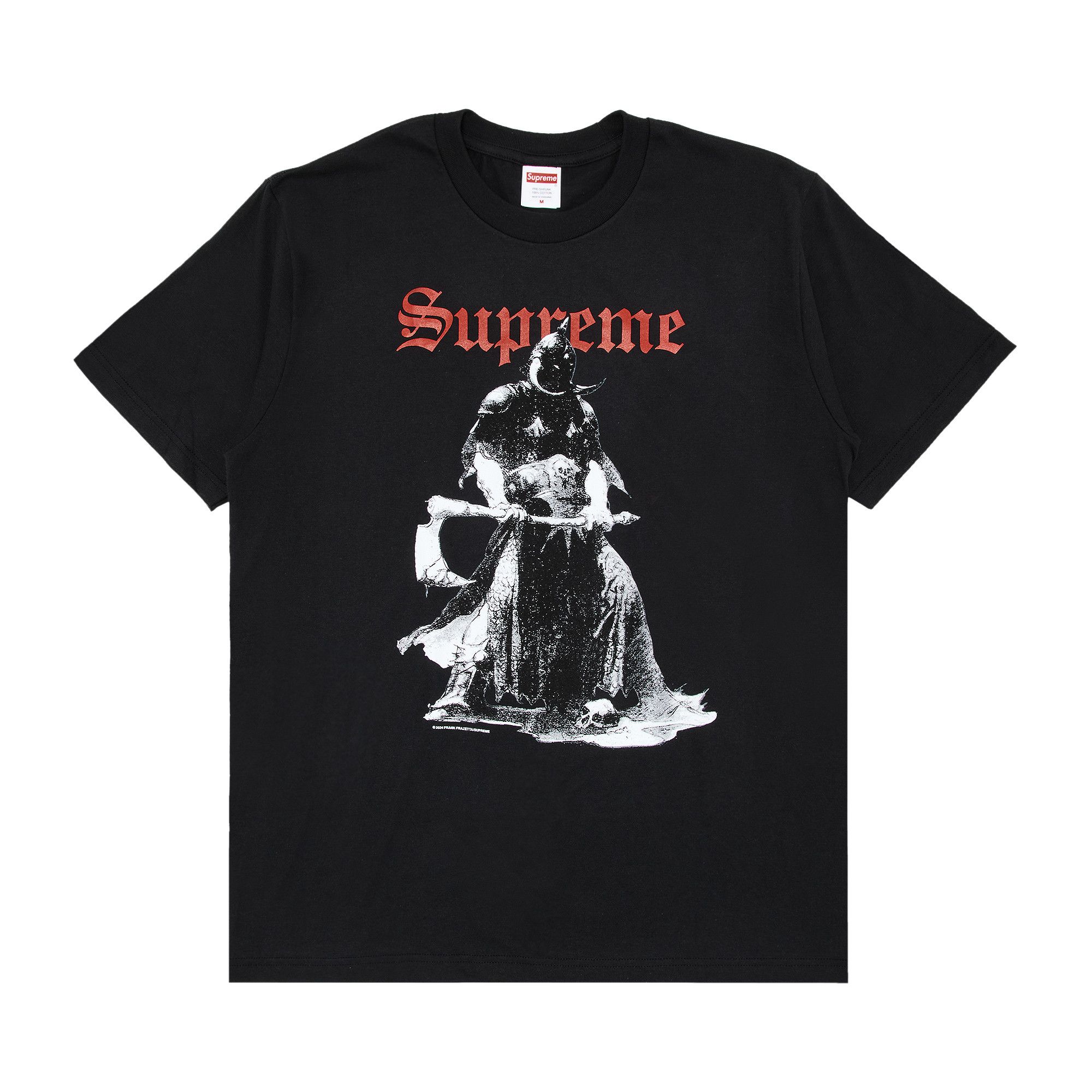 Buy Supreme x Frank Frazetta Destruction Tee 'Black' - FW24T33