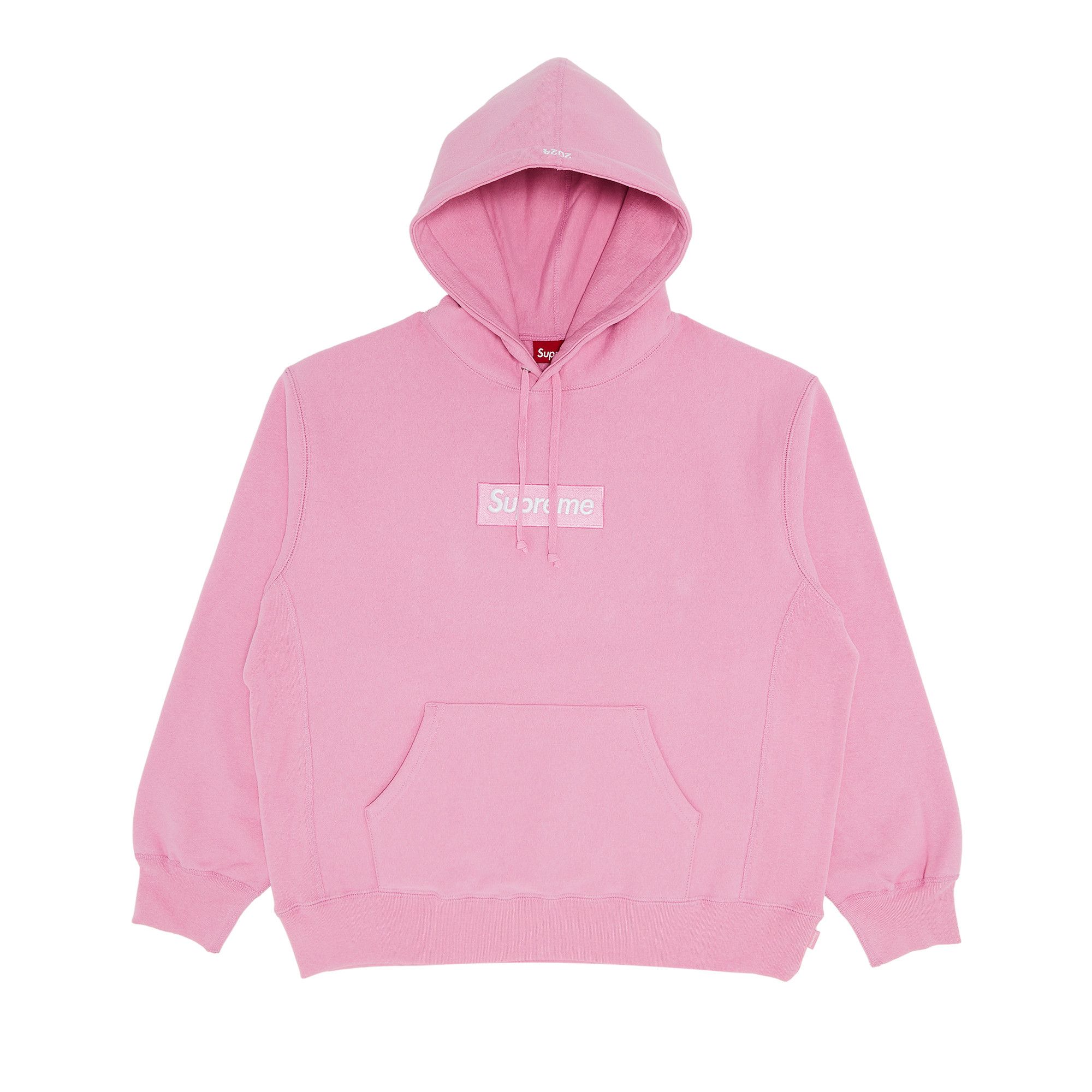 Buy Supreme Box Logo Hooded Sweatshirt 'Dusty Pink' - FW24SW11