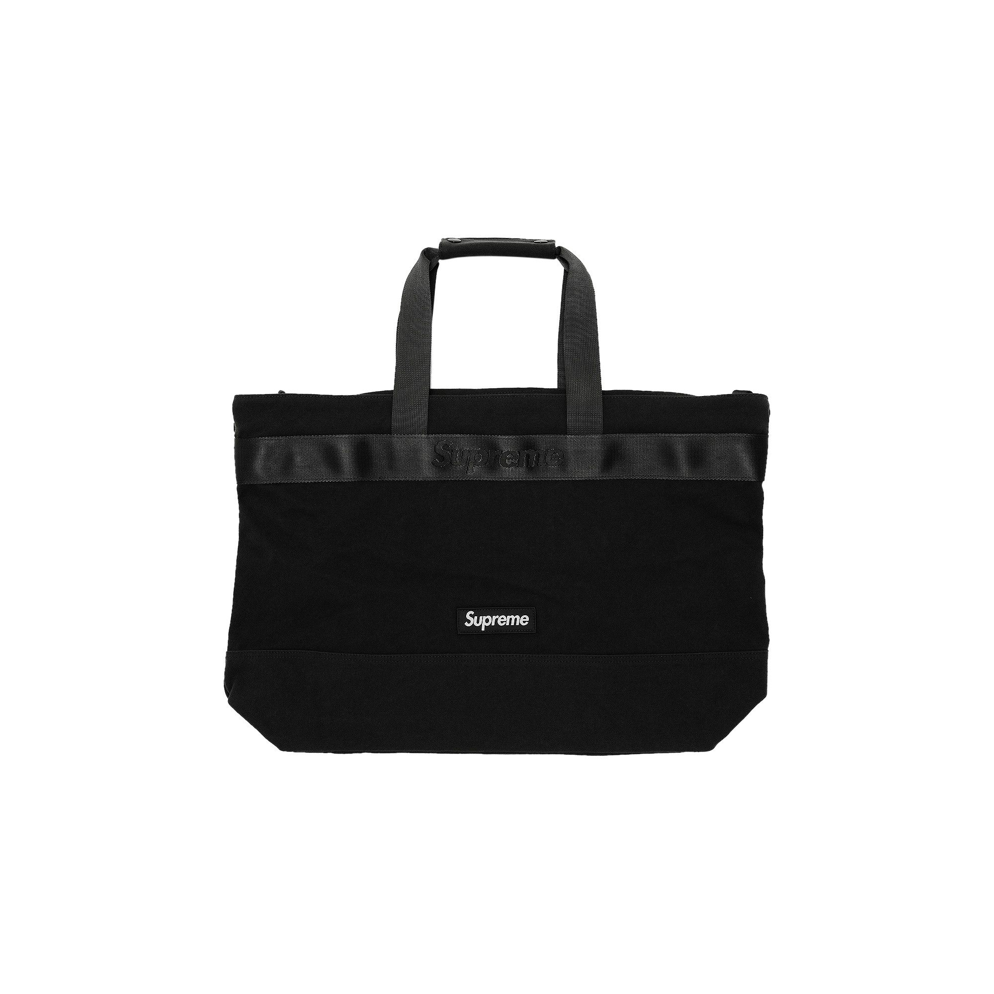 Buy Supreme Tote Bag 'Black' - SS25B4 BLACK | GOAT