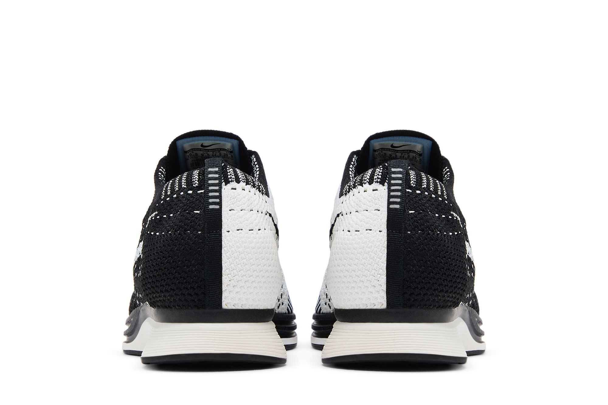 Buy Nike Flyknit Racer 'Black White' - 526628 002 | GOAT