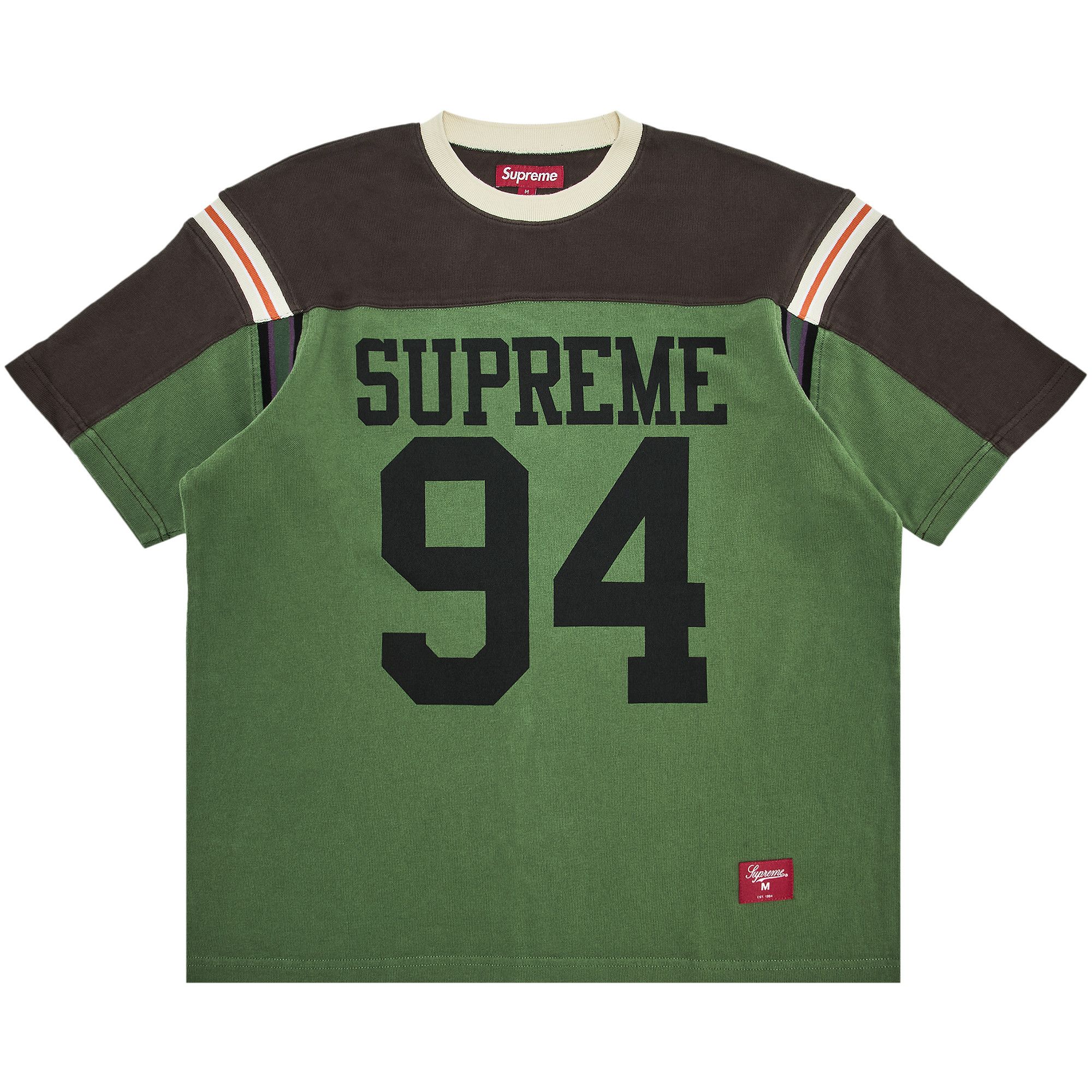 Buy Supreme Split Short-Sleeve Football Top 'Green' - SS25KN46