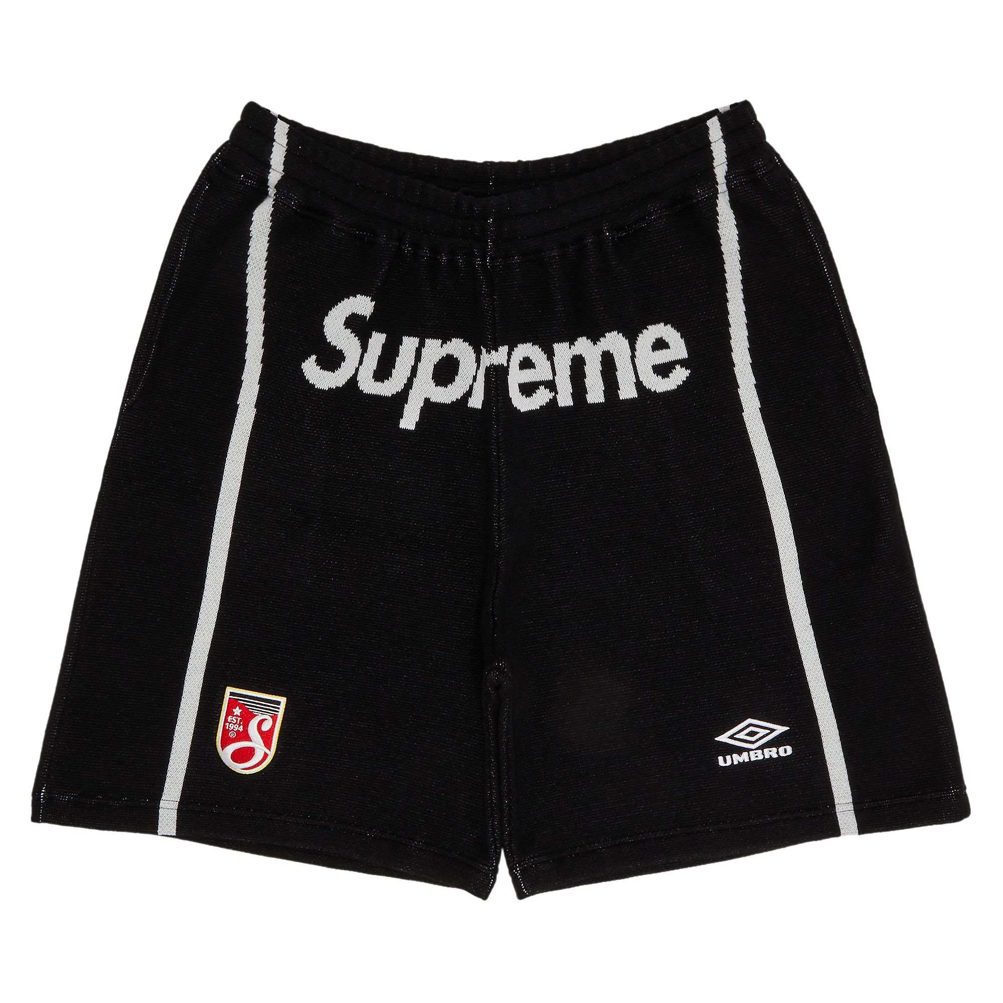Buy Supreme x Umbro Knit Soccer Short 'Black' - SS25SH24 BLACK | GOAT
