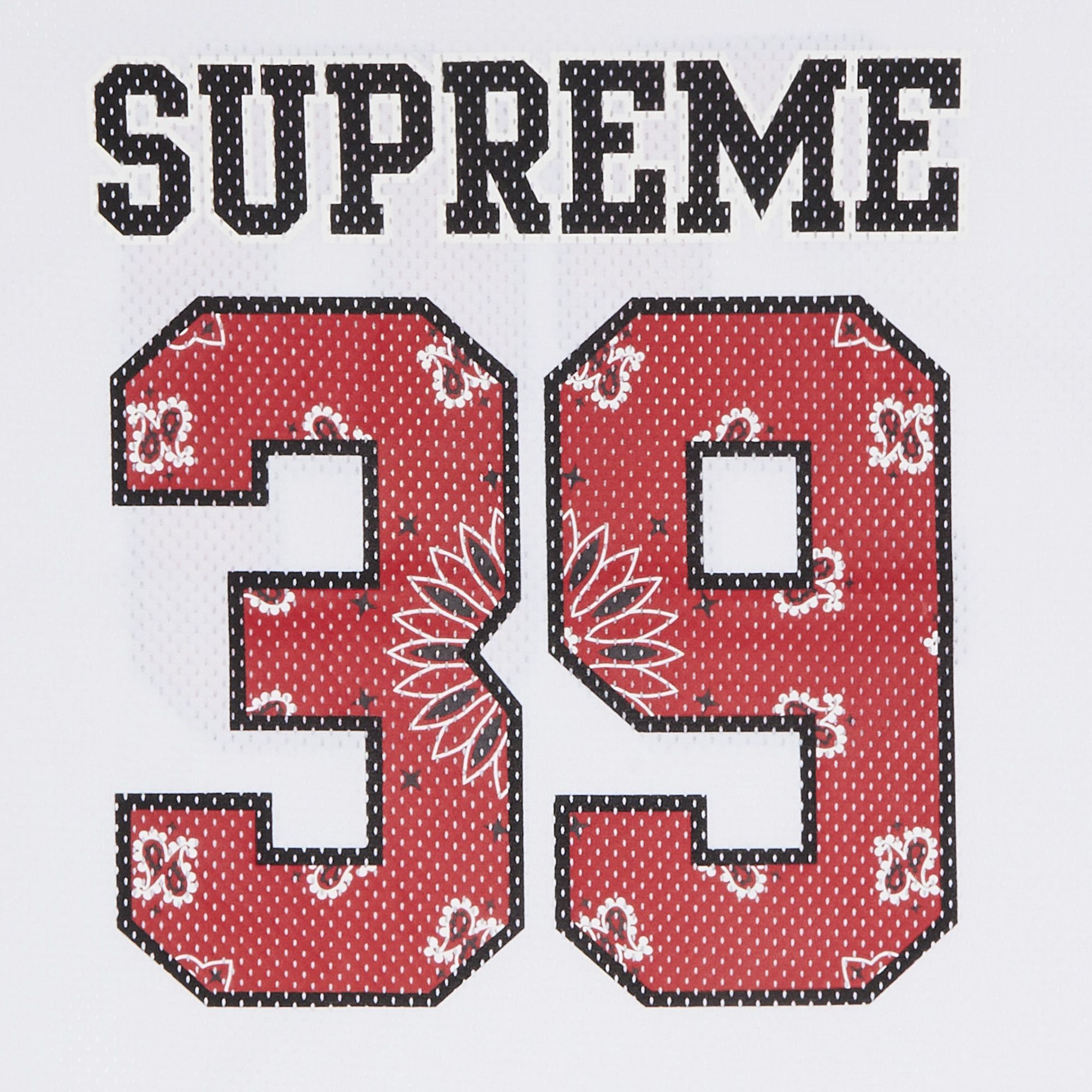 Buy Supreme Bandana Football Jersey 'White' - SS25KN94 WHITE | GOAT