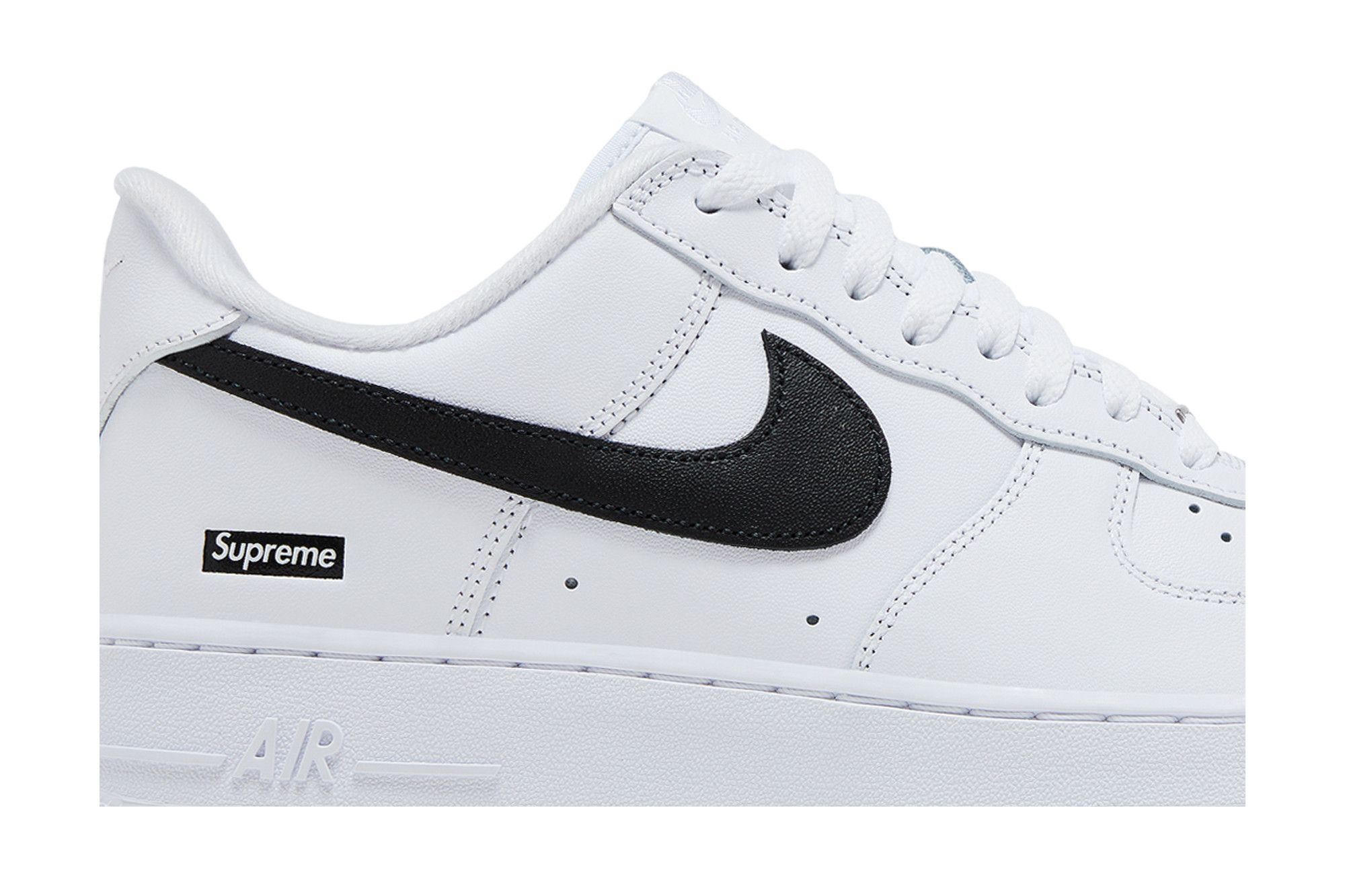 Buy Supreme x Nike Air Force 1 Low 'Box Logo - White Black