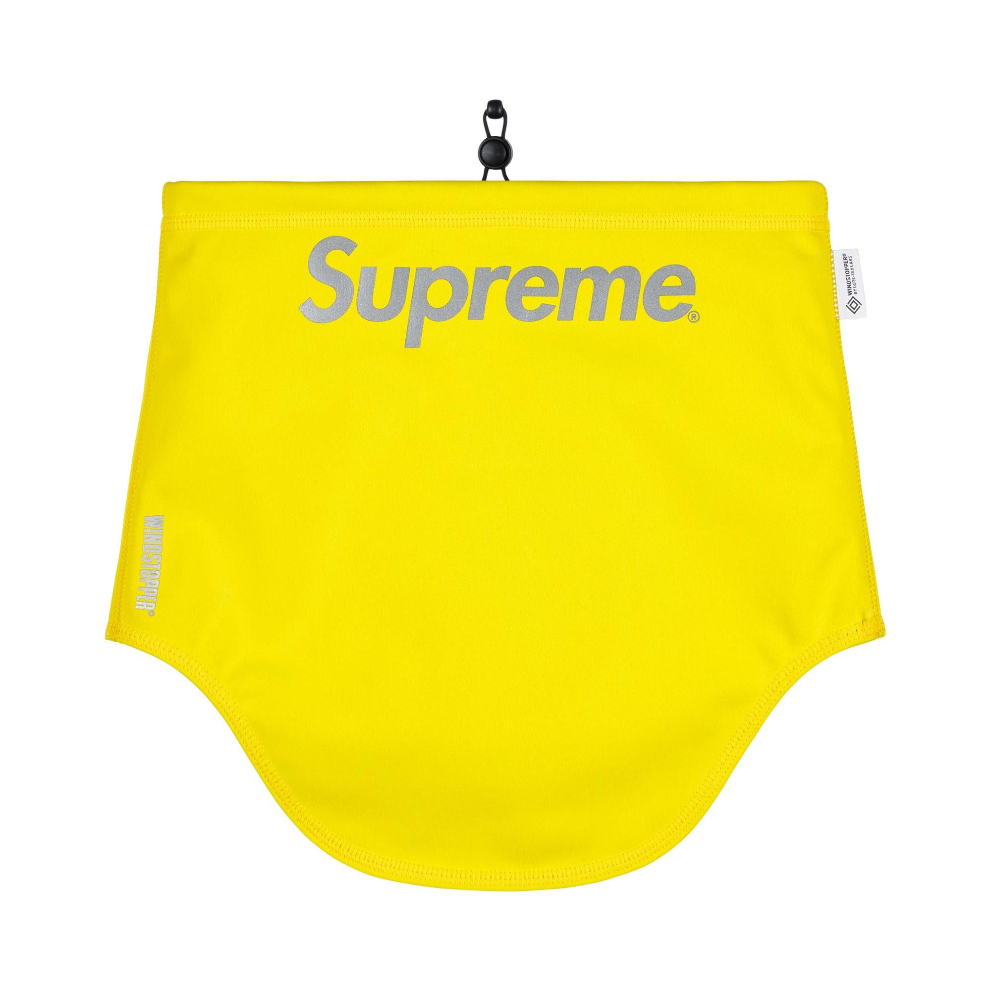 Buy Supreme Windstopper Neck Gaiter 'Yellow' - FW25A85 YELLOW | GOAT
