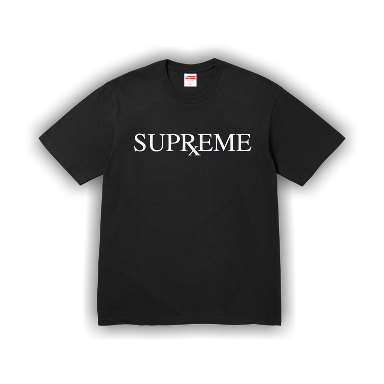 Buy Supreme Rx Tee 'Black' - FW25T66 BLACK | GOAT