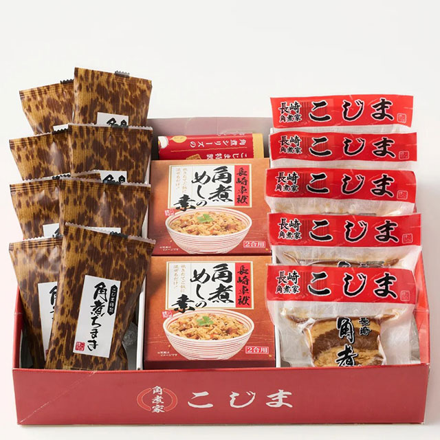 角煮・角煮ちまき・角煮めしの素詰合せ ｜角煮家こじま(角煮家こじま