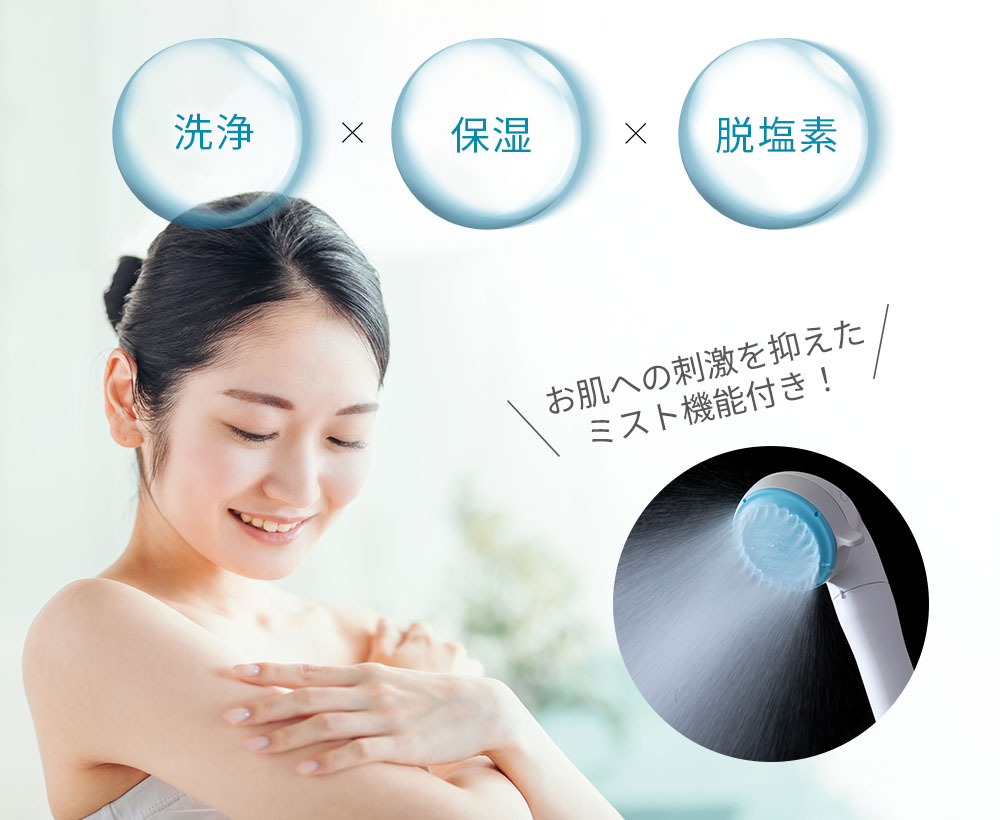 マイクロバブル浄水シャワー「ピュアストリーム・ミスト」｜雑貨