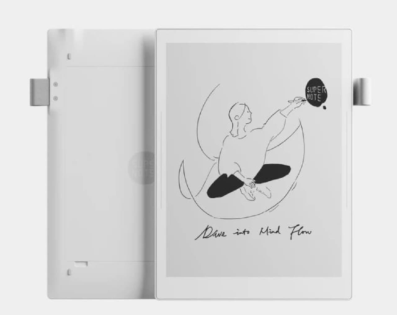 洗練された電子インクデジタルノートブック「Supernote Manta」が