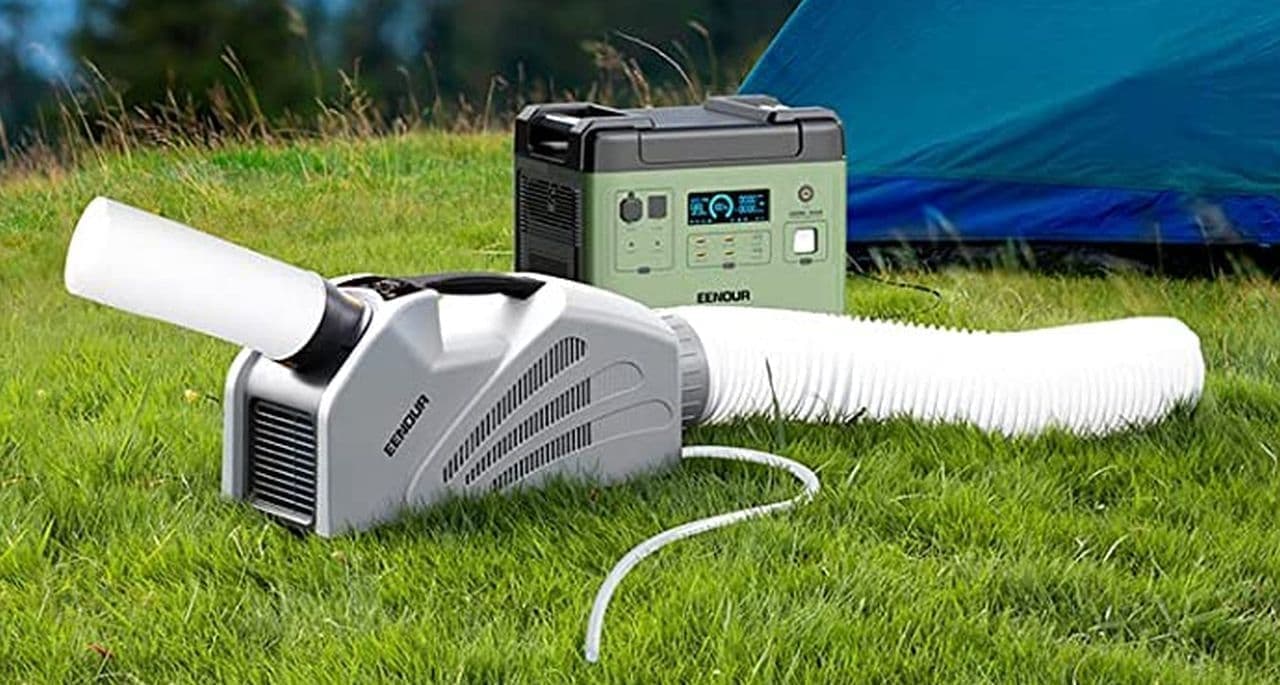 キャンプ・BBQ用のクーラー はじめました 室外機・室内機一体型で手軽