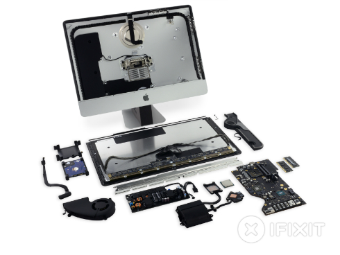 新しい「iMac」、RAMとCPUが（物理的には）換装可能──iFixitの分解で