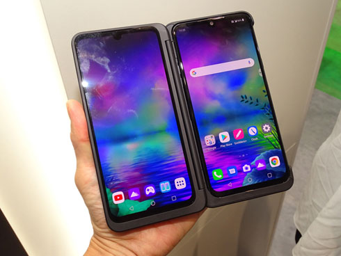 合体2画面スマホ「LG G8X ThinQ」発表 韓国では5G対応機も：IFA2019