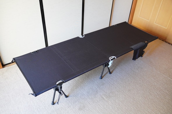 ワークマンの簡易ベッド「燃え広がりにくいアルミコット」がコスパ優秀