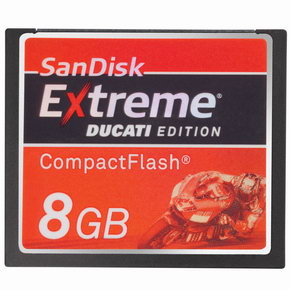 赤い”最速フラッシュメモリ――サンディスク「Extreme ドゥカティ